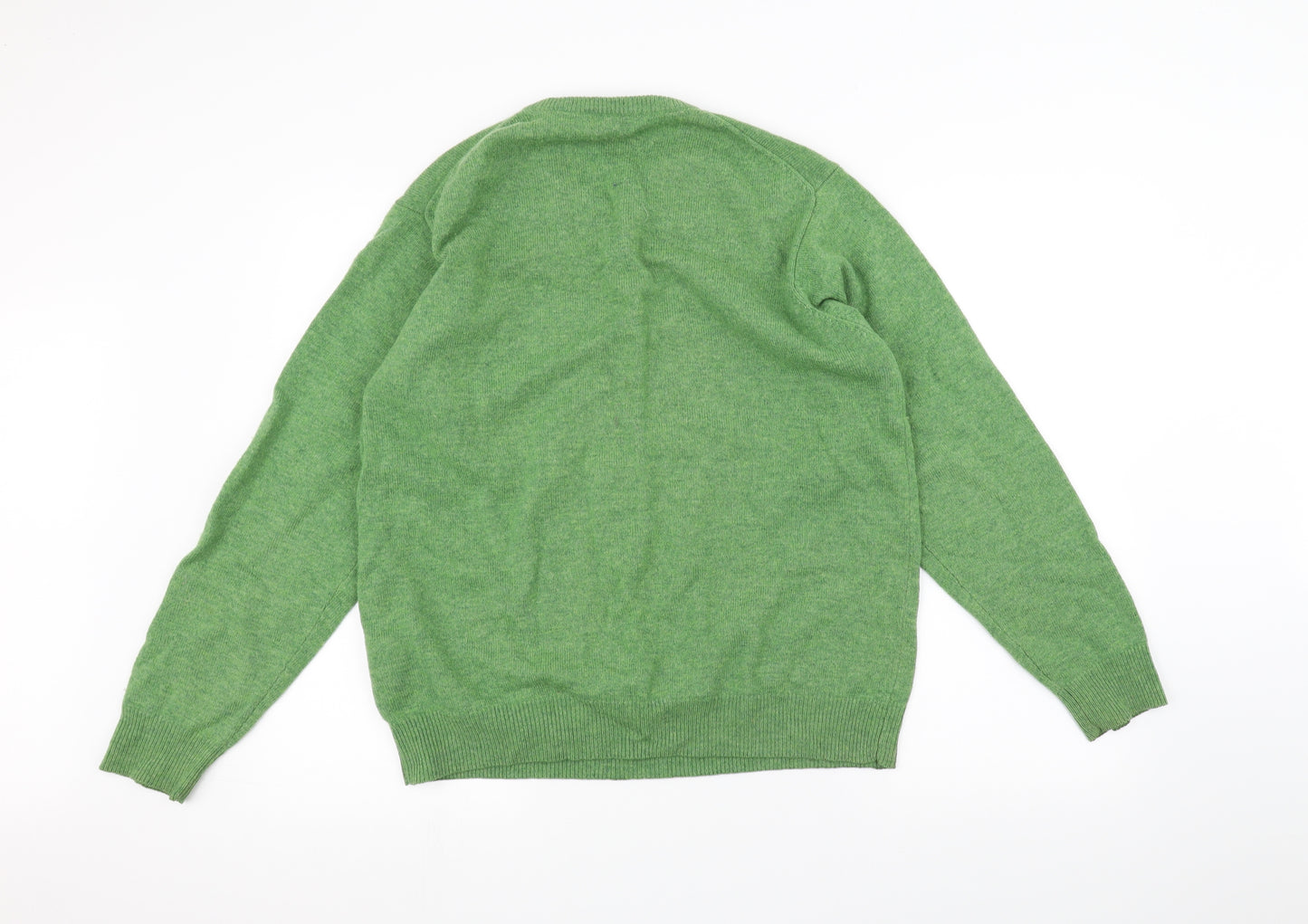 WOOLSEY Mens Green  Knit Pullover Jumper Size M