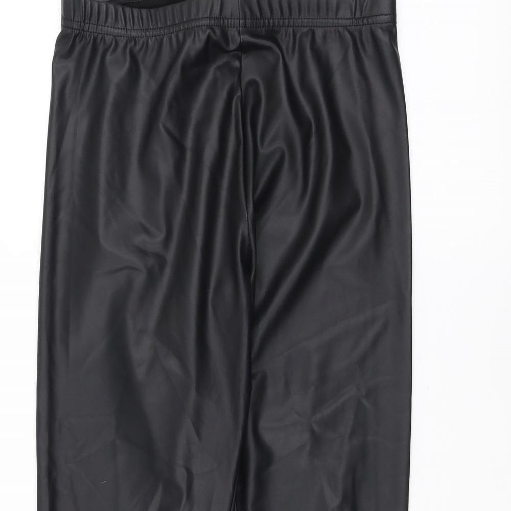 Papaya Womens Black   Trousers  Size 12 L26 in
