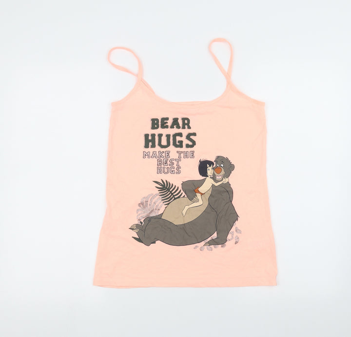 Disney Womens Pink   Basic Tank Size S  - DISNEY