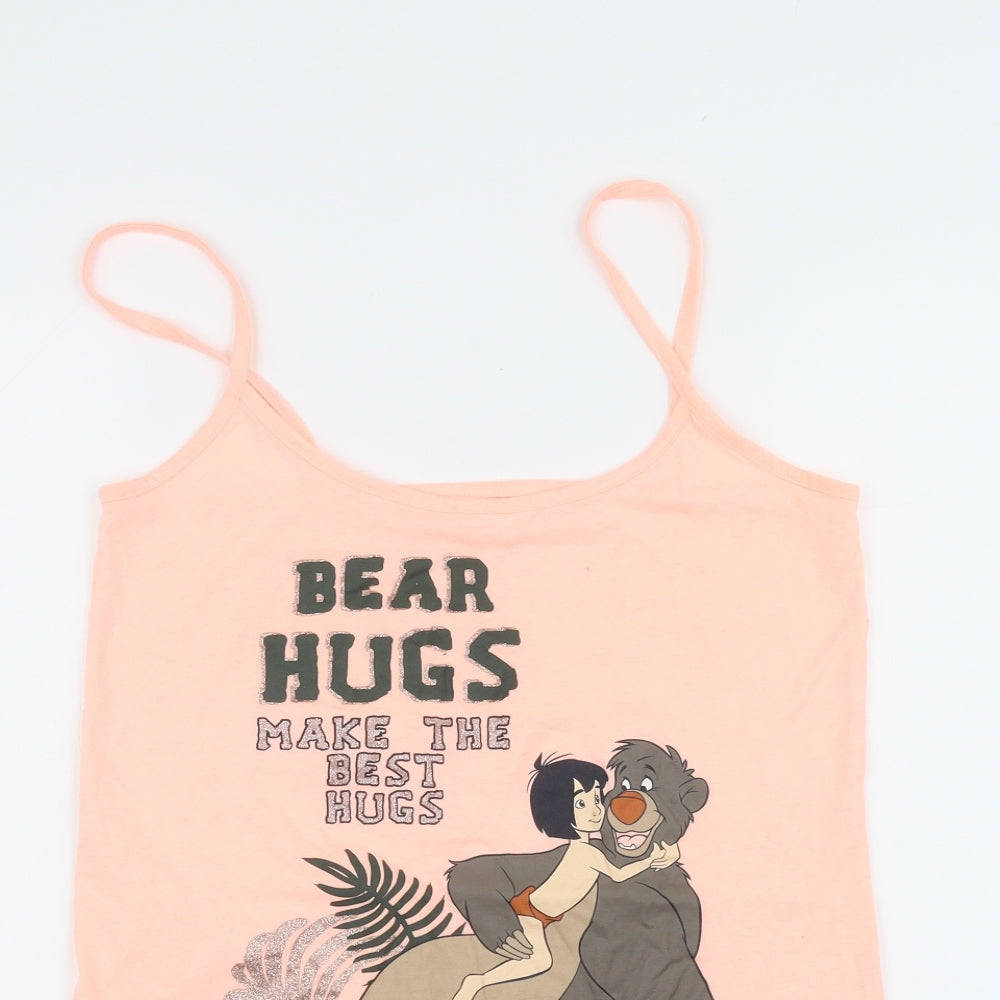 Disney Womens Pink   Basic Tank Size S  - DISNEY