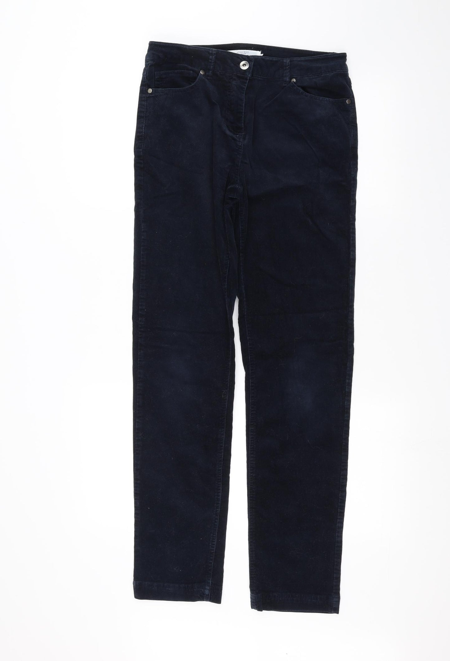 John Lewis Womens Blue   Straight Jeans Size 8 L29 in