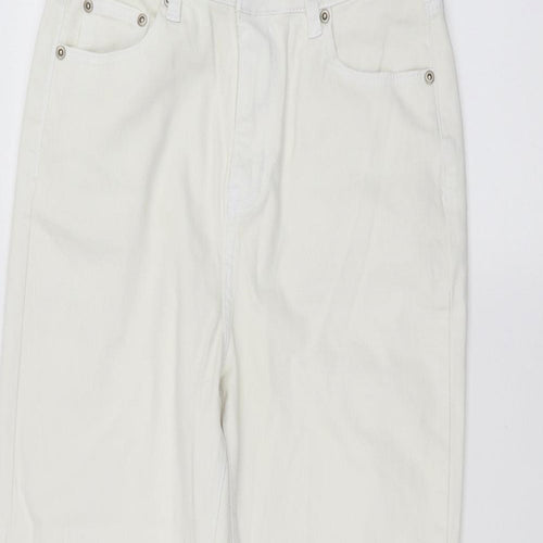 In the Style Womens White   Straight Jeans Size 12 L26 in