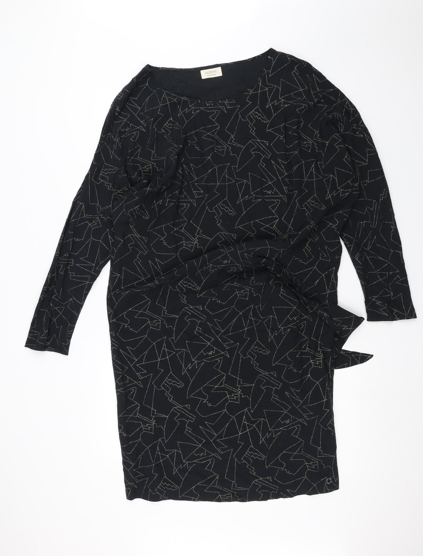 Numph Womens Black   Basic T-Shirt Size 12