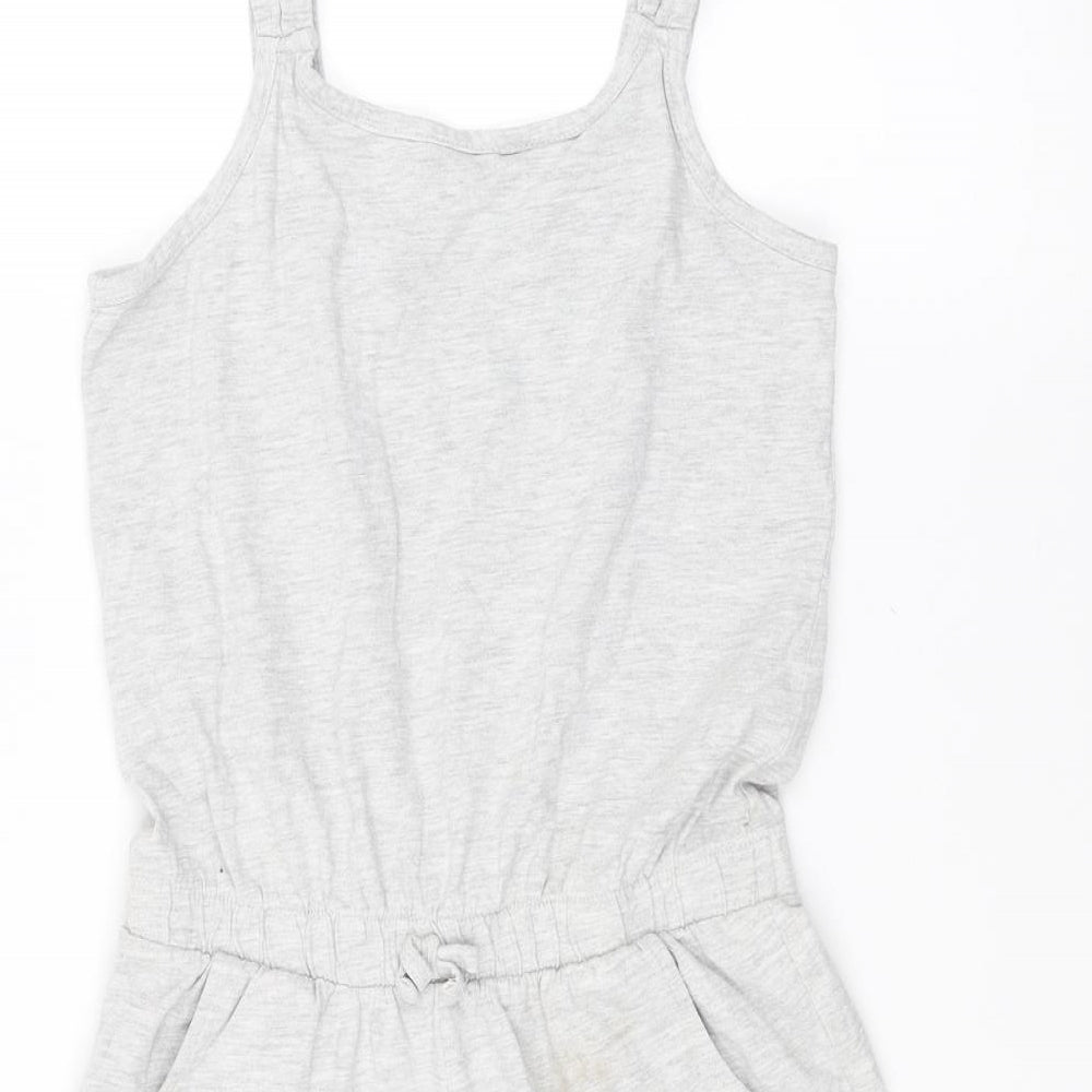 George Girls Grey   Playsuit One-Piece Size 10-11 Years