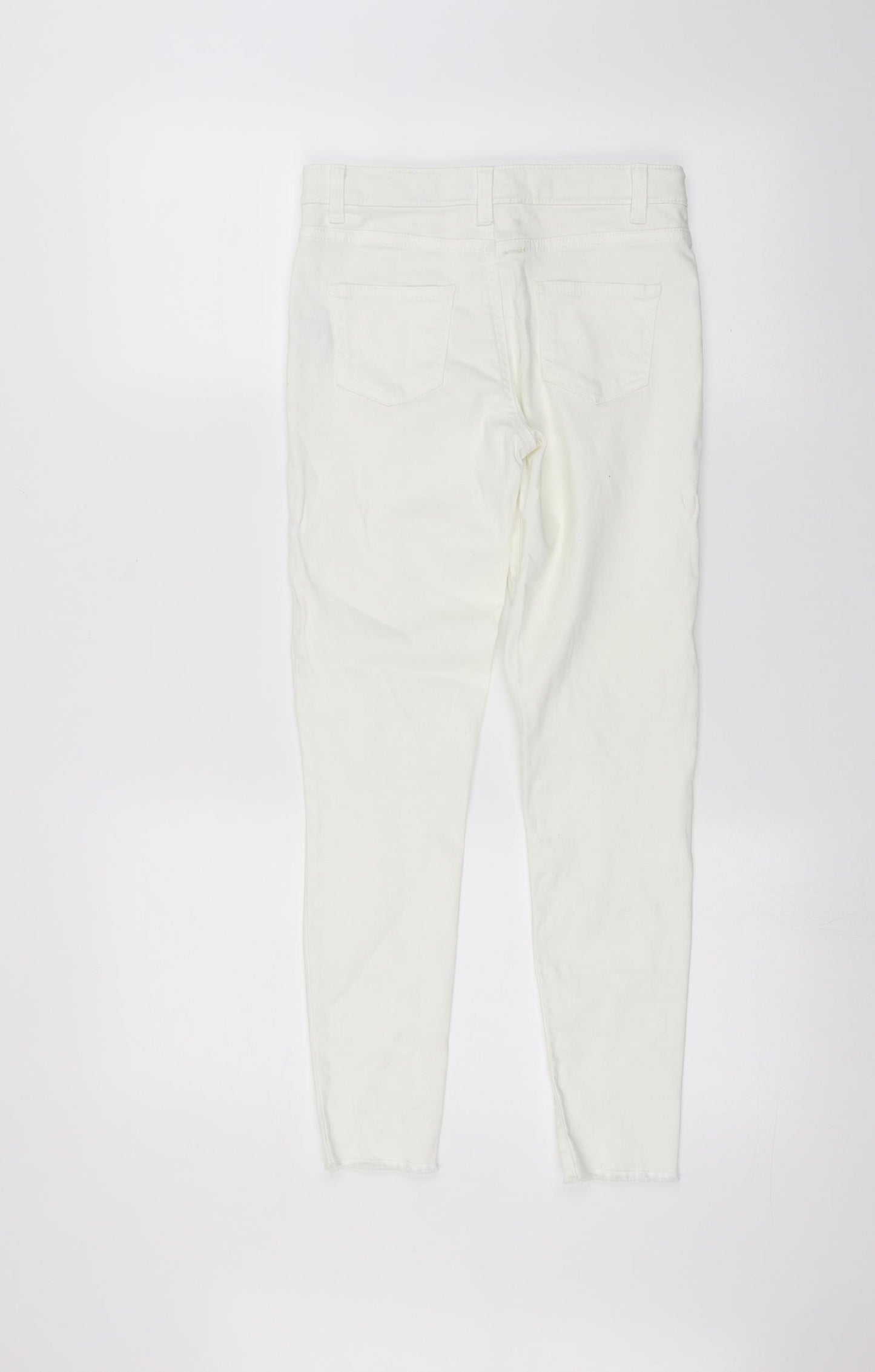 Denim & Co. Girls White   Skinny Jeans Size 9-10 Years