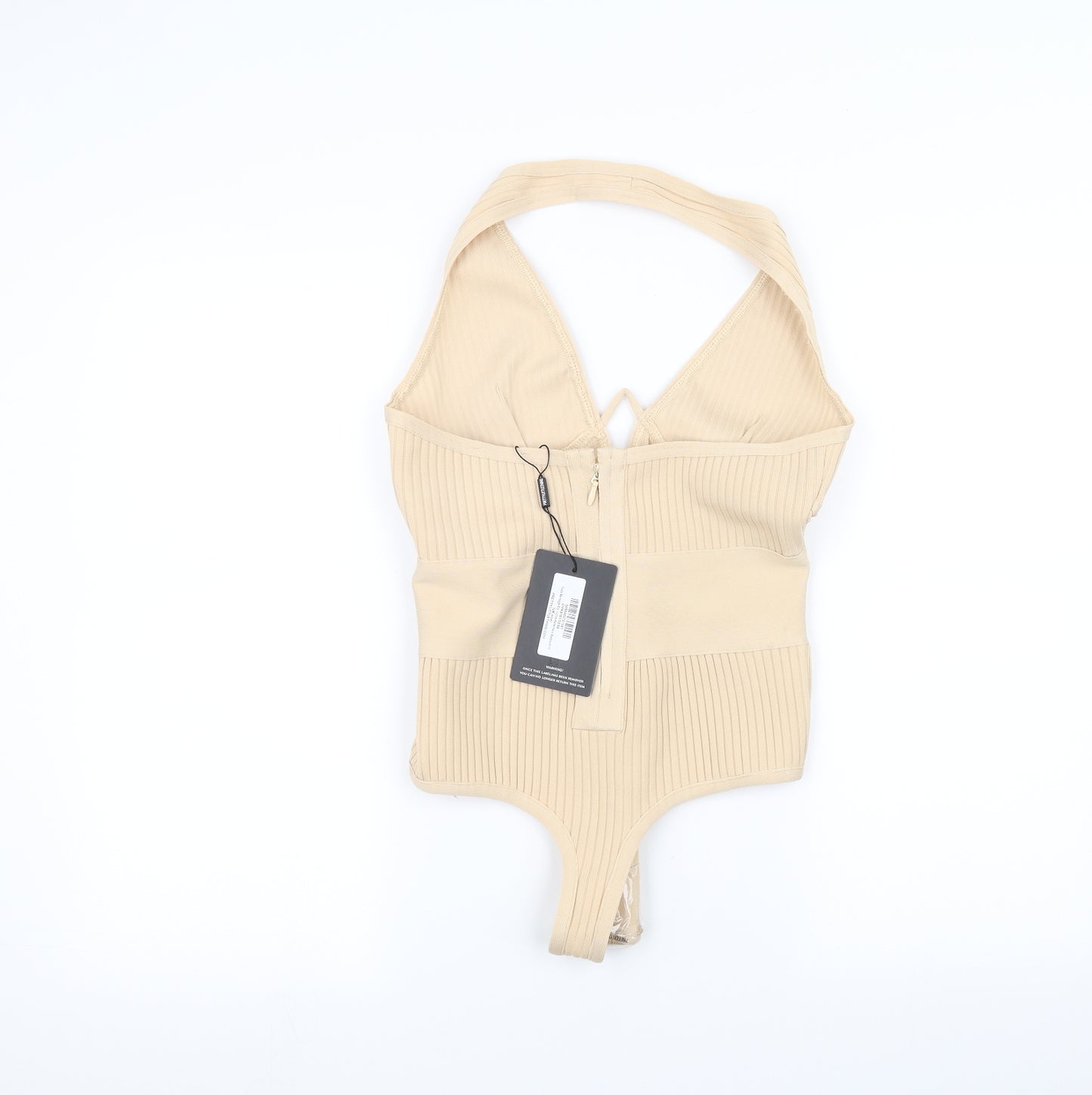 PRETTYLITTLETHING Womens Pink   Bodysuit One-Piece Size 10