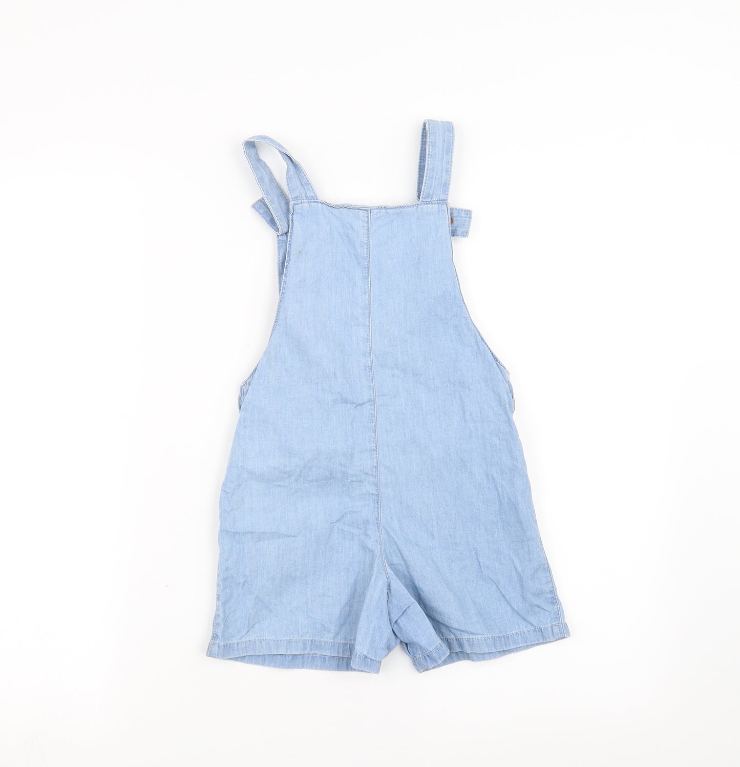 F&F Girls Blue   Dungaree One-Piece Size 5-6 Years