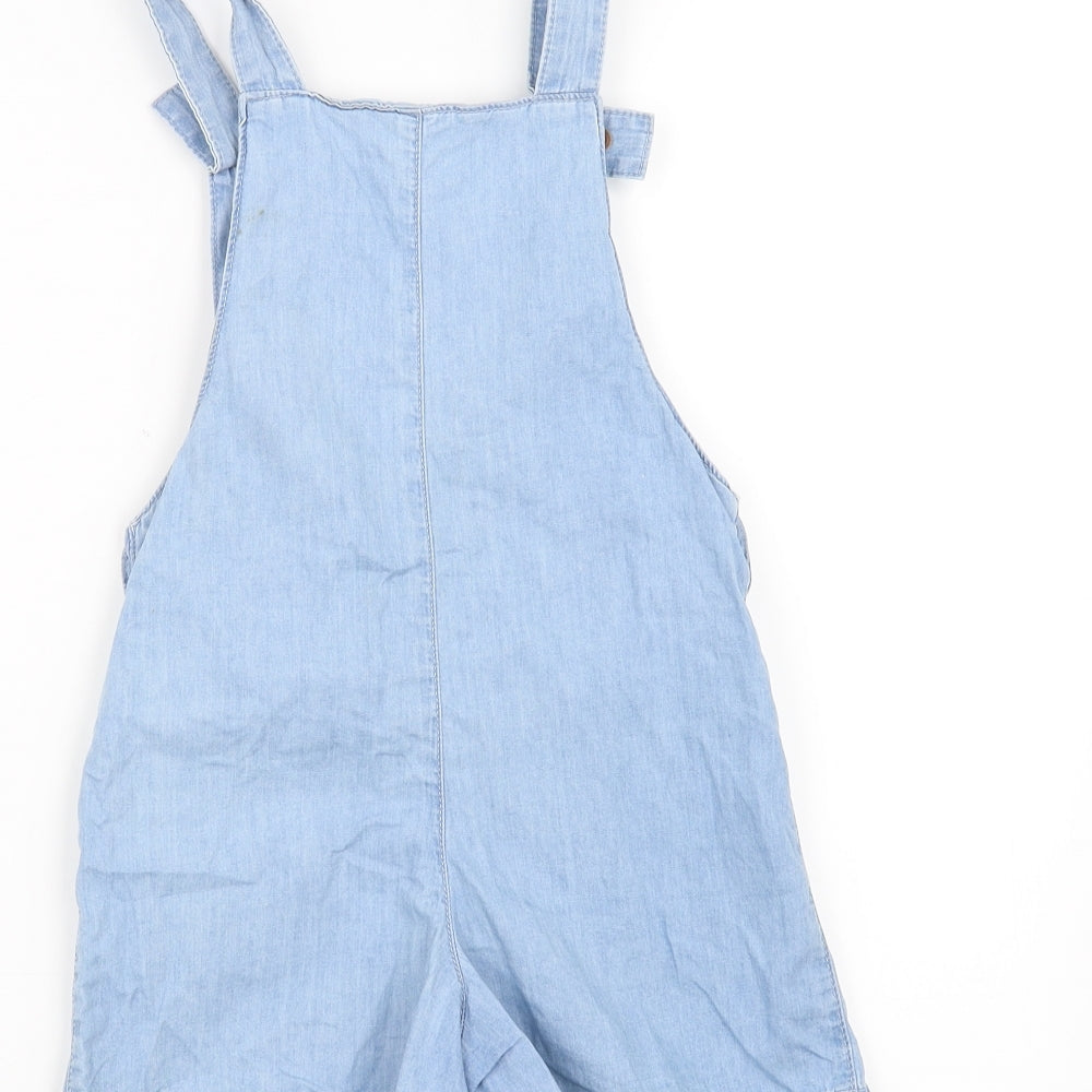 F&F Girls Blue   Dungaree One-Piece Size 5-6 Years