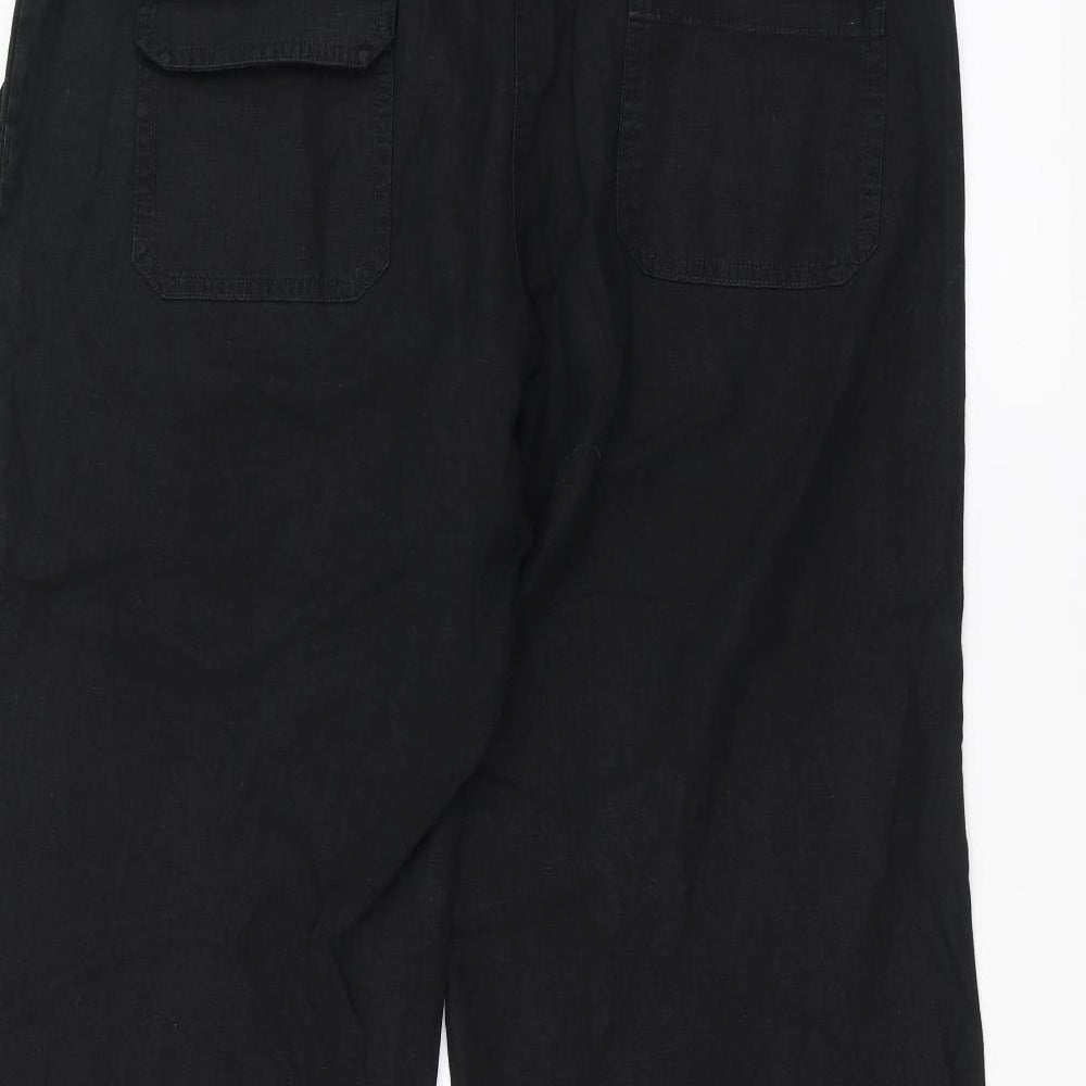 NEXT Womens Black   Trousers  Size 16 L25 in