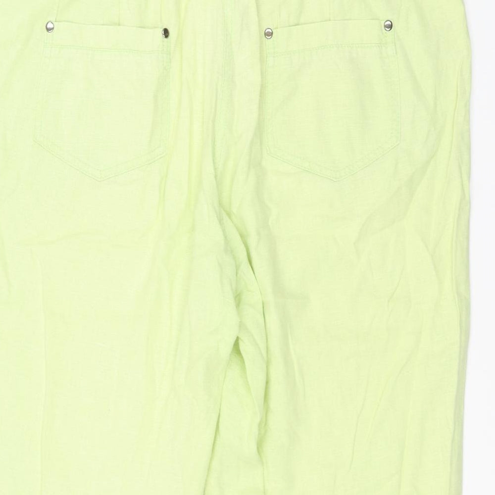 Rivera Womens Green   Paperbag Shorts Size 16