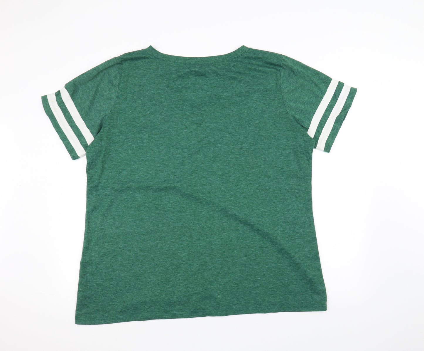 Preworn Mens Green    T-Shirt Size 2XL