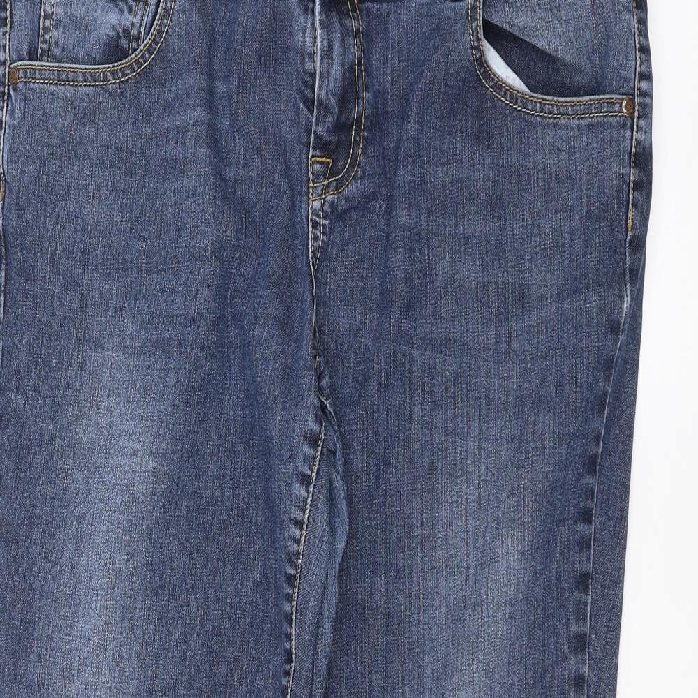 White Stuff Womens Blue  Denim Straight Jeans Size 16 L28 in