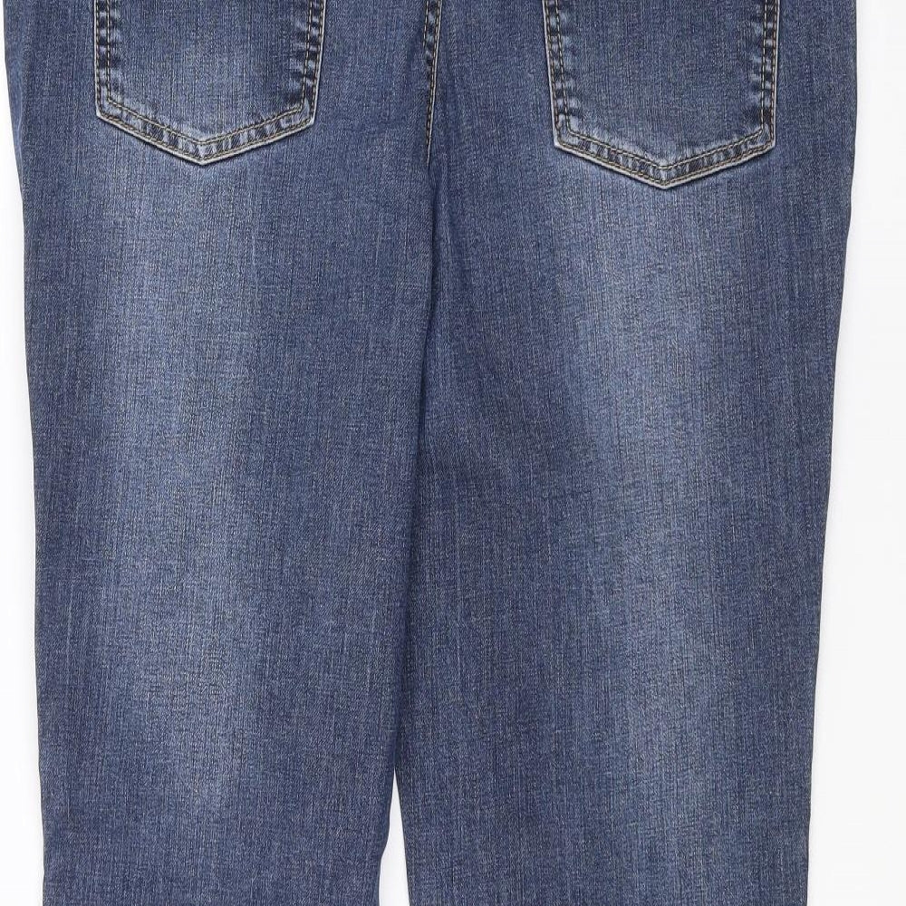 White Stuff Womens Blue  Denim Straight Jeans Size 16 L28 in