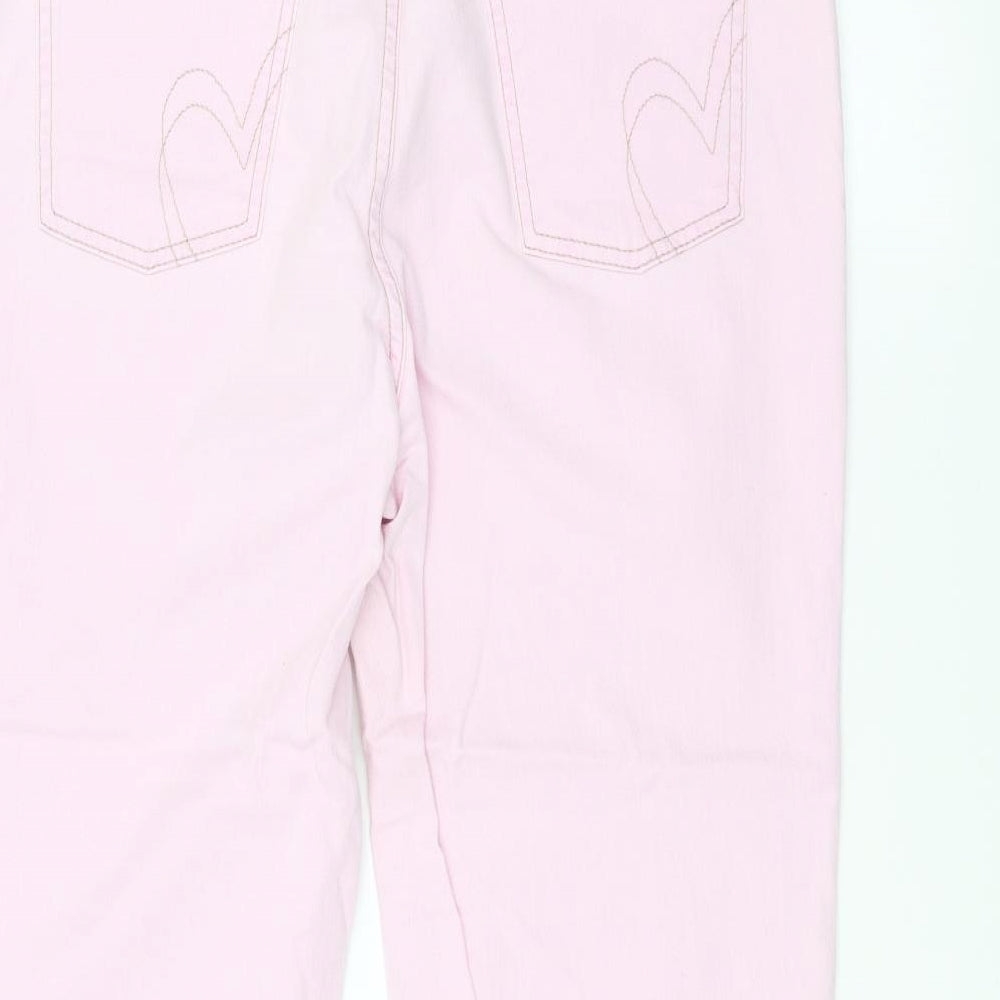 Per Una Womens Pink   Straight Jeans Size 16 L21 in