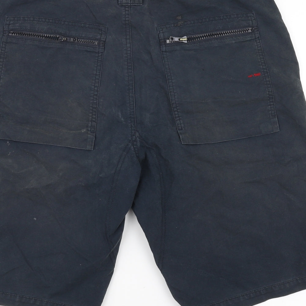 NEXT Mens Blue   Chino Shorts Size 34