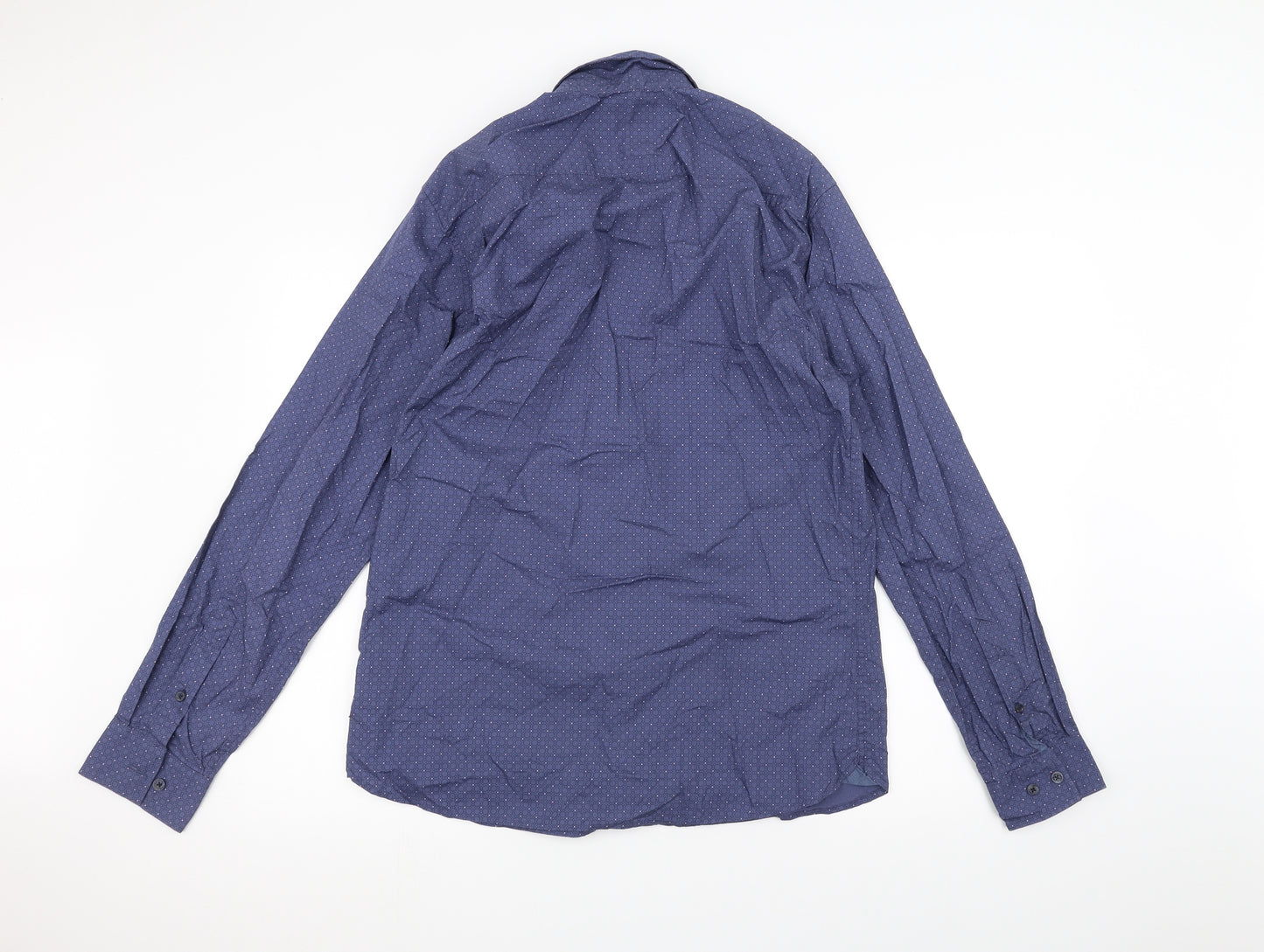 Crew Clothing Mens Blue    Dress Shirt Size M