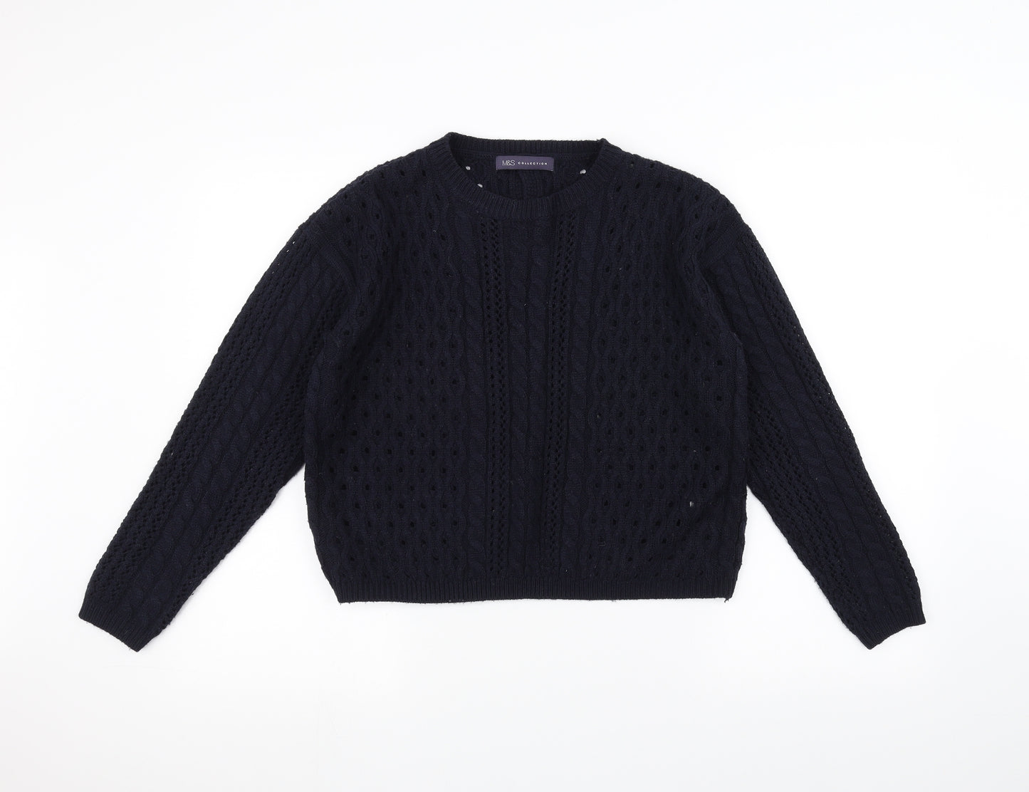 Marks and Spencer Womens Blue   Pullover Jumper Size 10