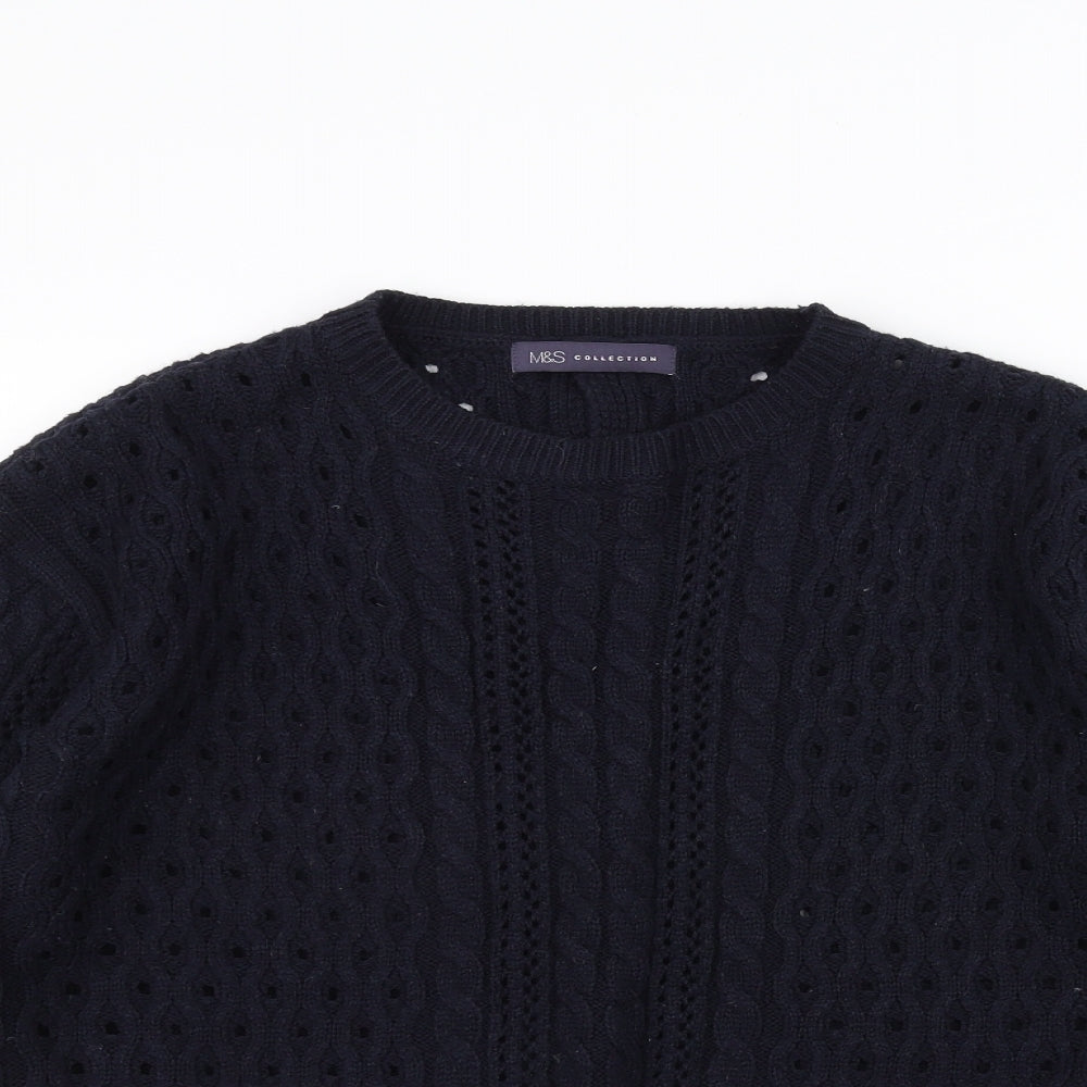 Marks and Spencer Womens Blue   Pullover Jumper Size 10