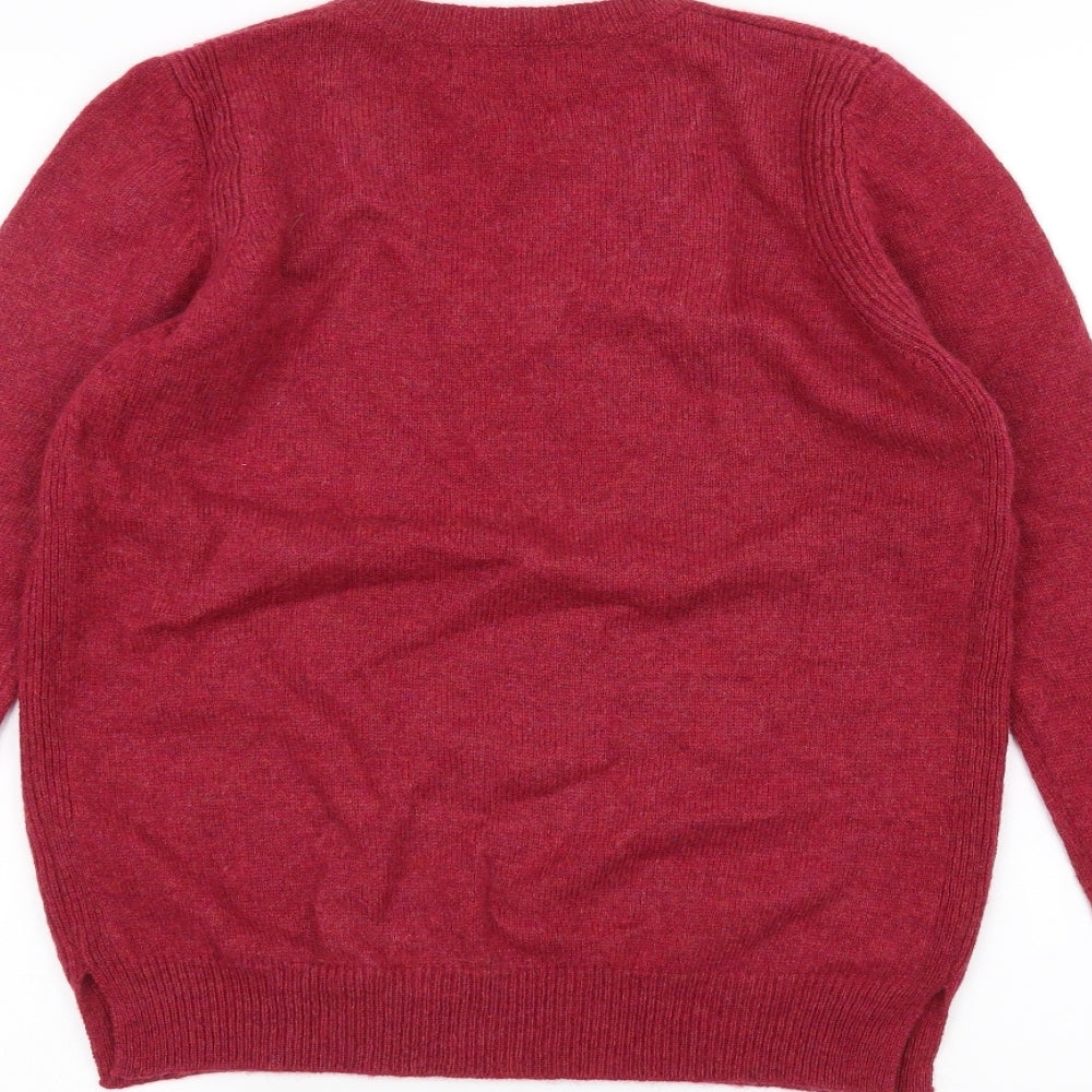 Marks and Spencer Womens Red   Pullover Jumper Size 8