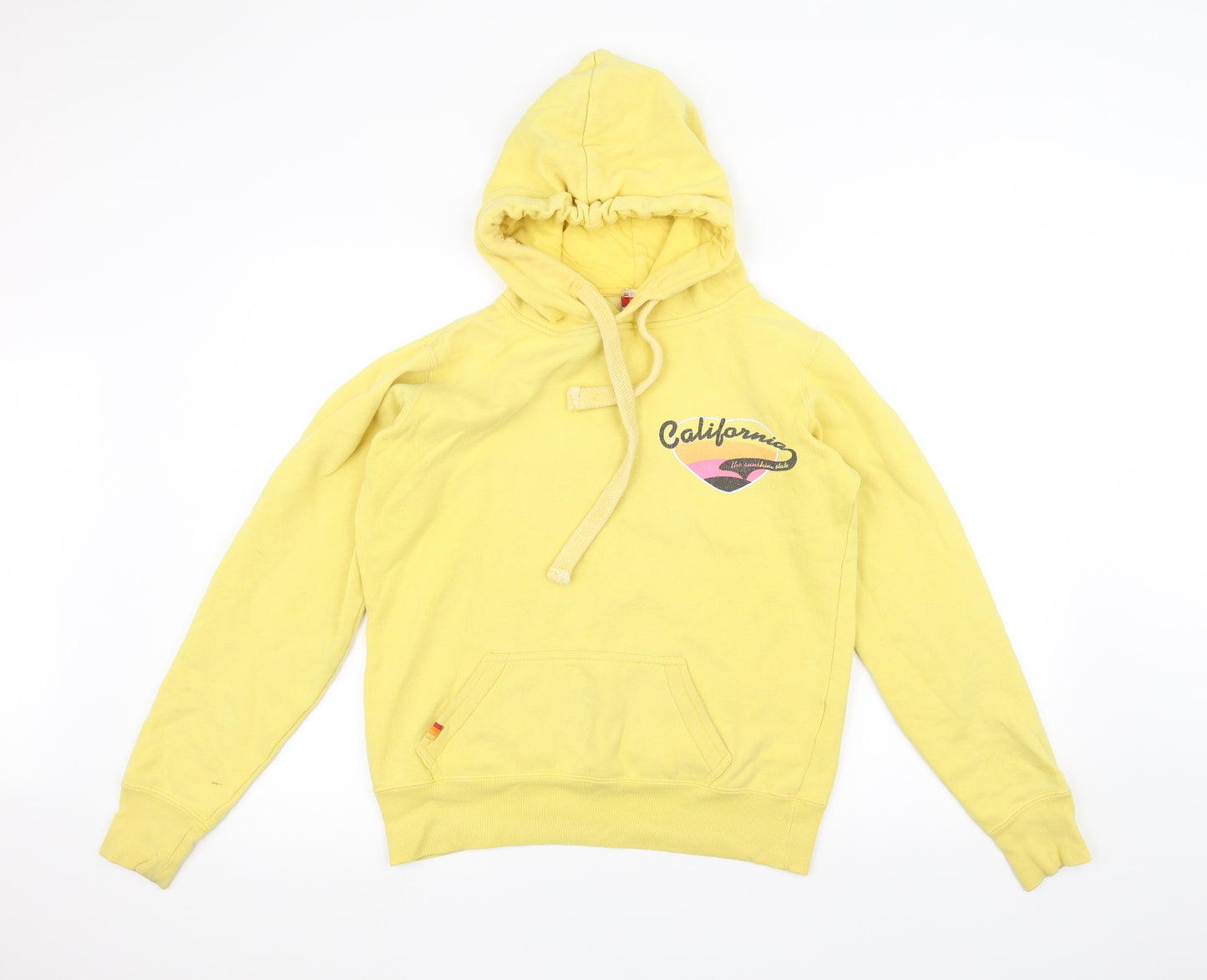 SoulCal&Co Womens Yellow   Pullover Hoodie Size 12