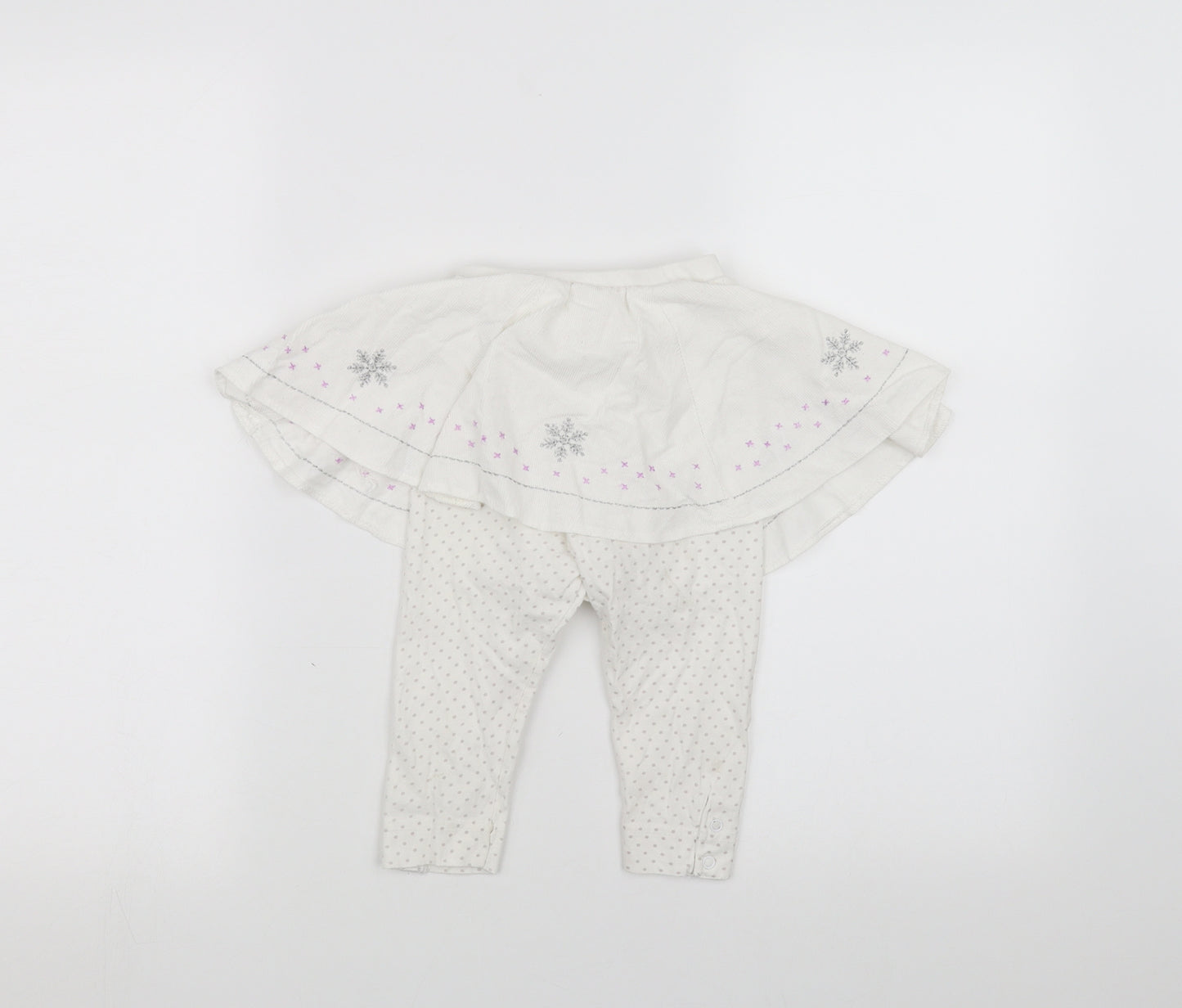 Cutey Couture Baby White   Babygrow One-Piece Size 18 Months