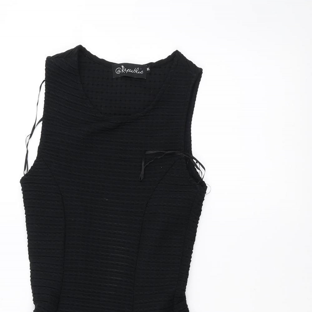 Republic Womens Black   A-Line  Size XS