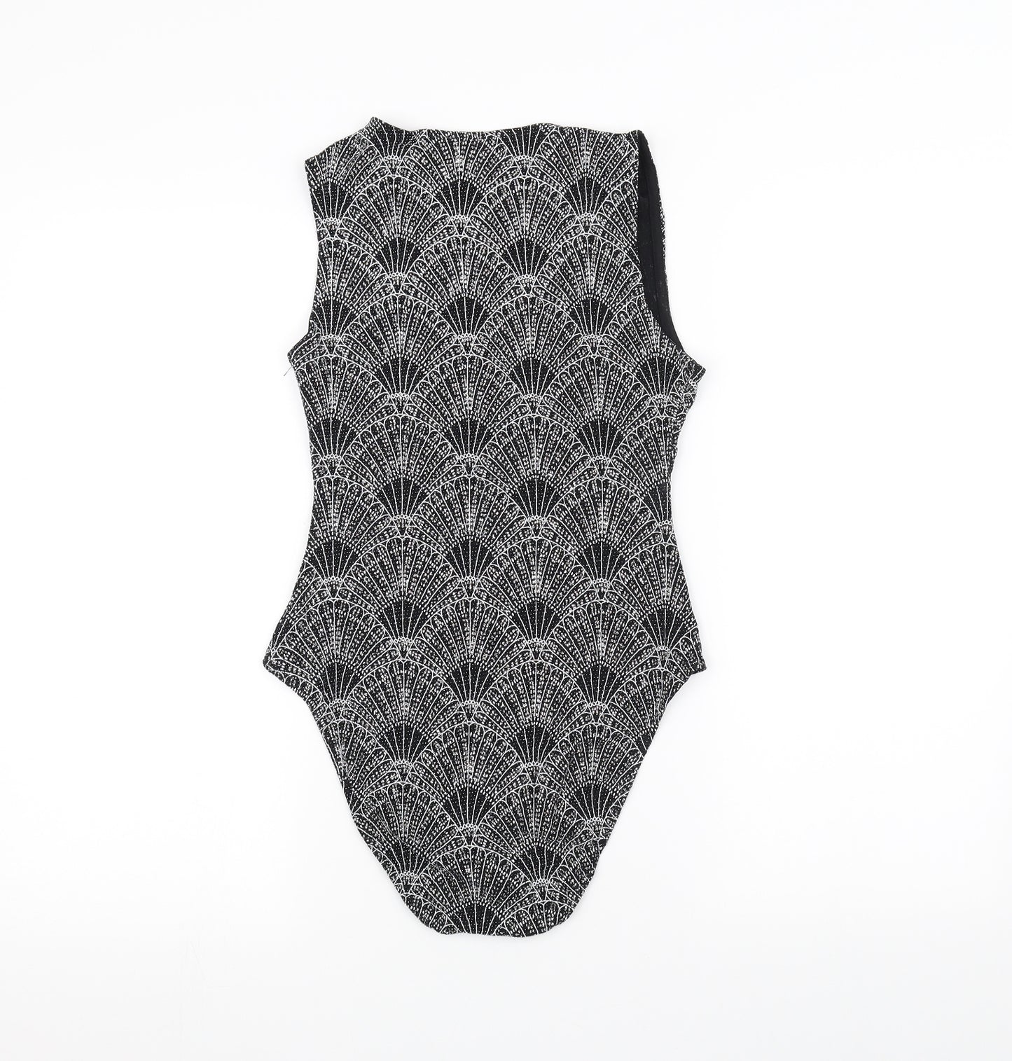 H&M Womens Black   Bodysuit One-Piece Size S
