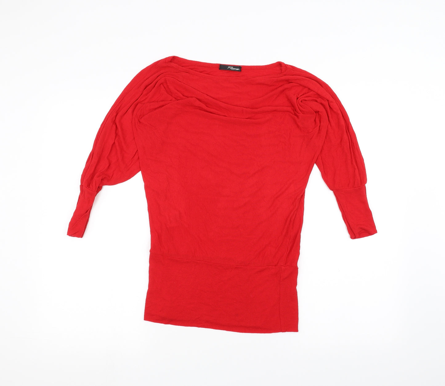 Jane Norman Womens Red   Basic T-Shirt Size M