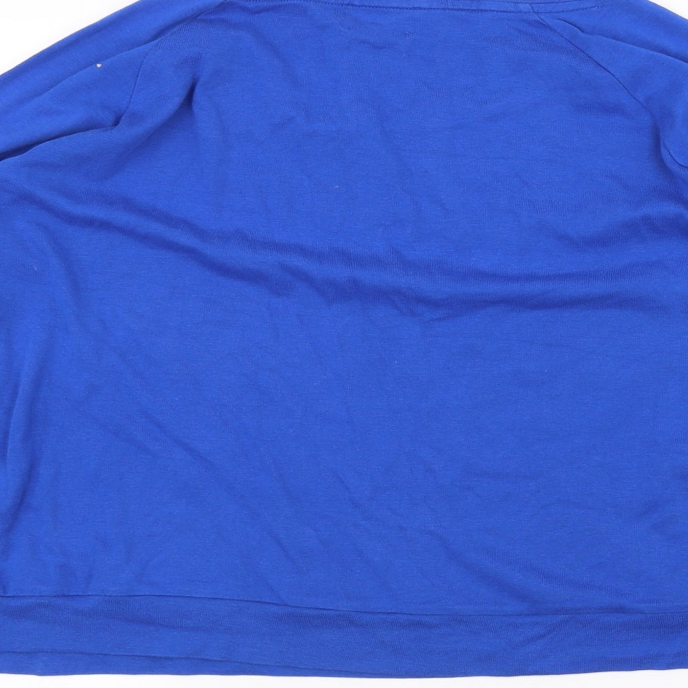 Hush Womens Blue   Basic T-Shirt Size L