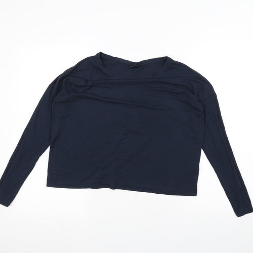 Topshop Womens Blue   Basic T-Shirt Size 8