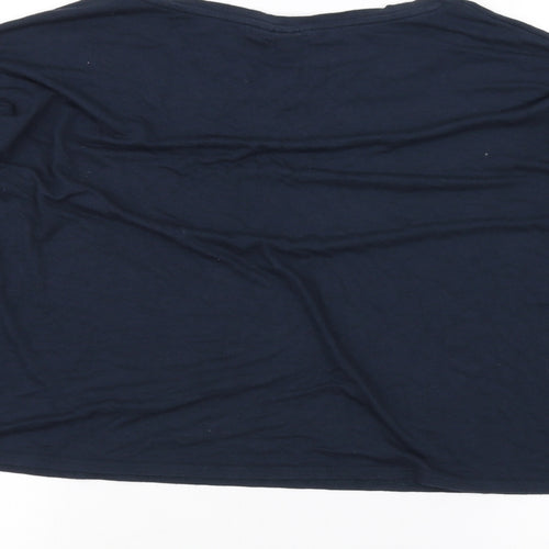 Topshop Womens Blue   Basic T-Shirt Size 8