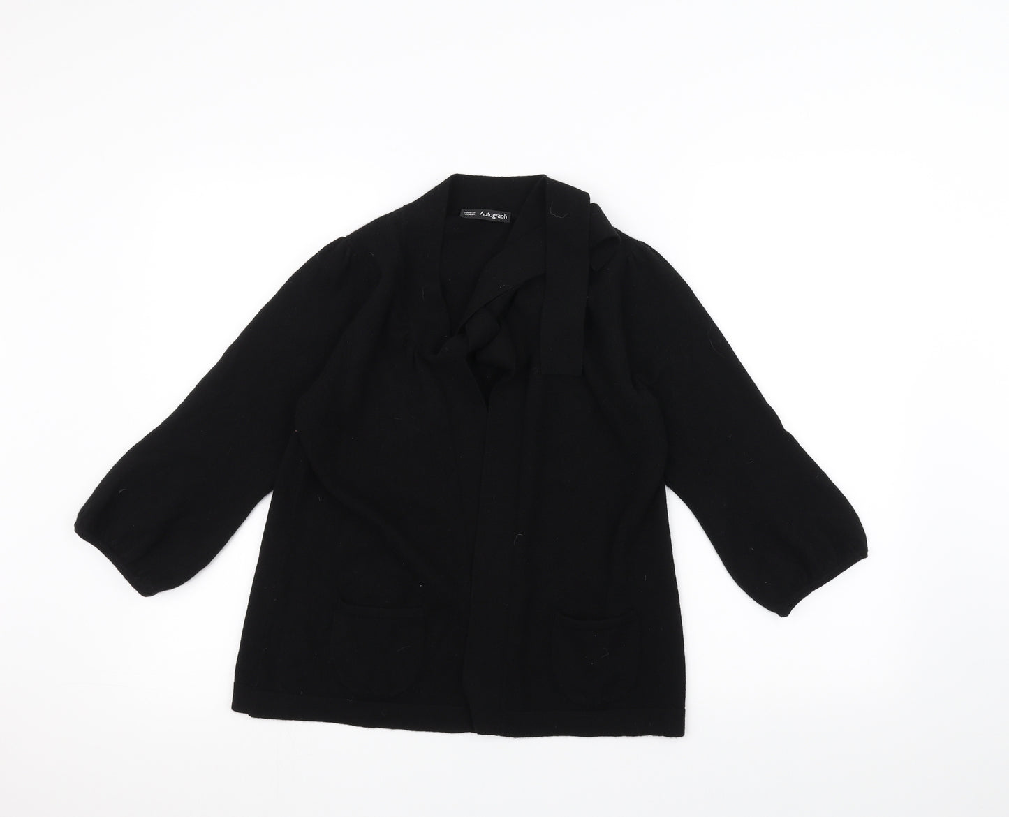 Marks and Spencer Womens Black   Cardigan Jumper Size 12