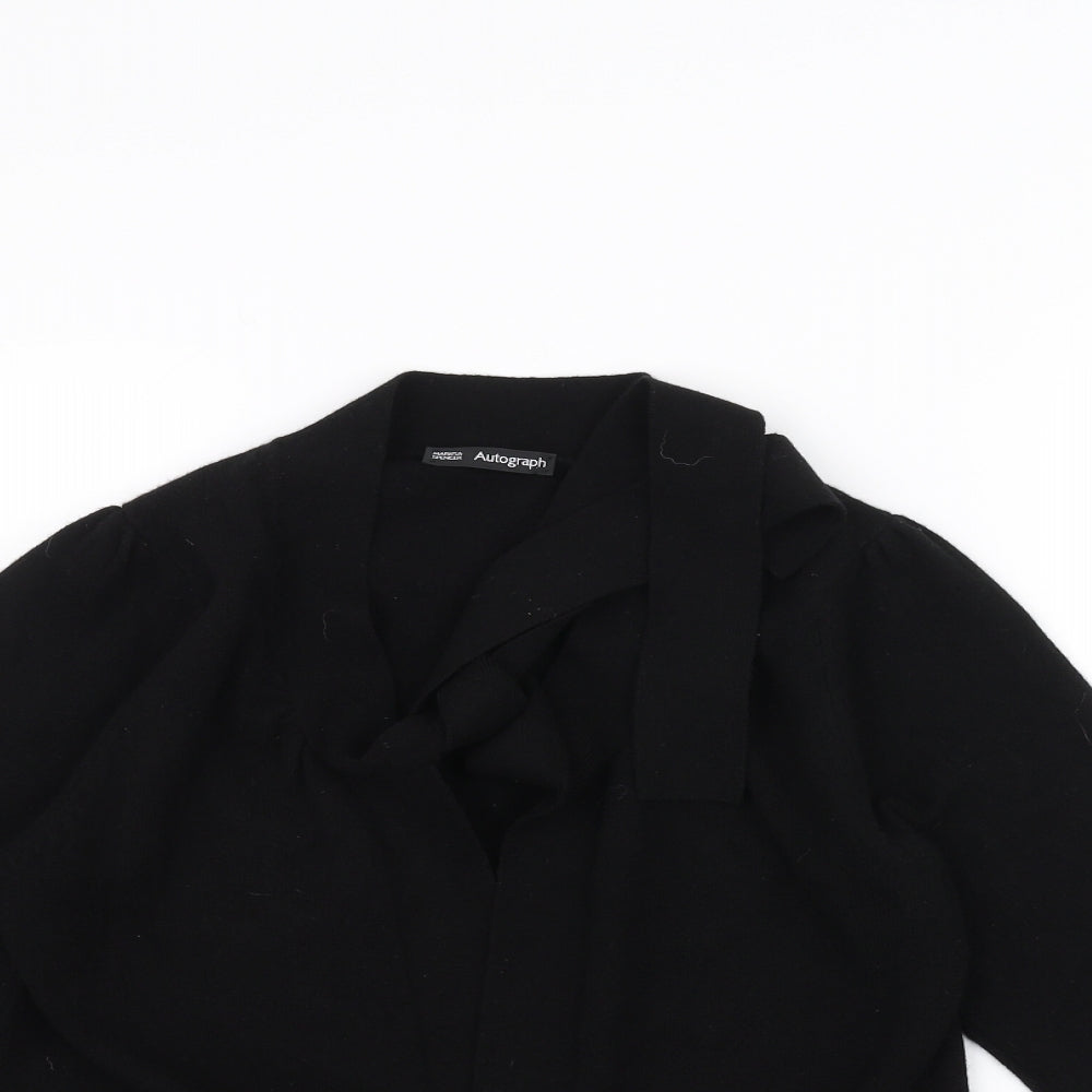 Marks and Spencer Womens Black   Cardigan Jumper Size 12