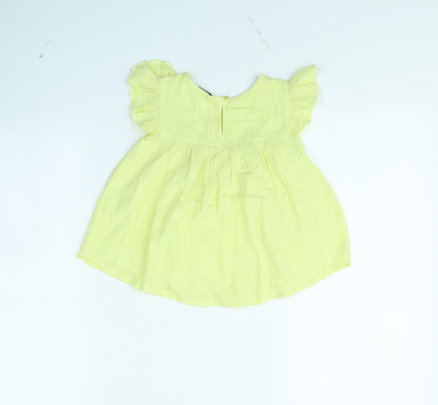 Evie Girls Yellow   Basic Blouse Size 2 Years