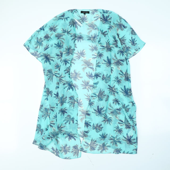 New Look Womens Green Floral Jacket Size S