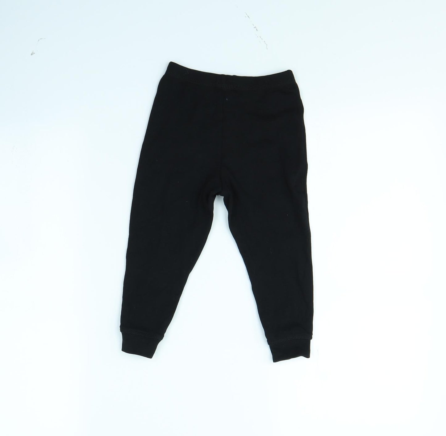 George Girls Black   Jogger Trousers Size 2 Years - Skeleton