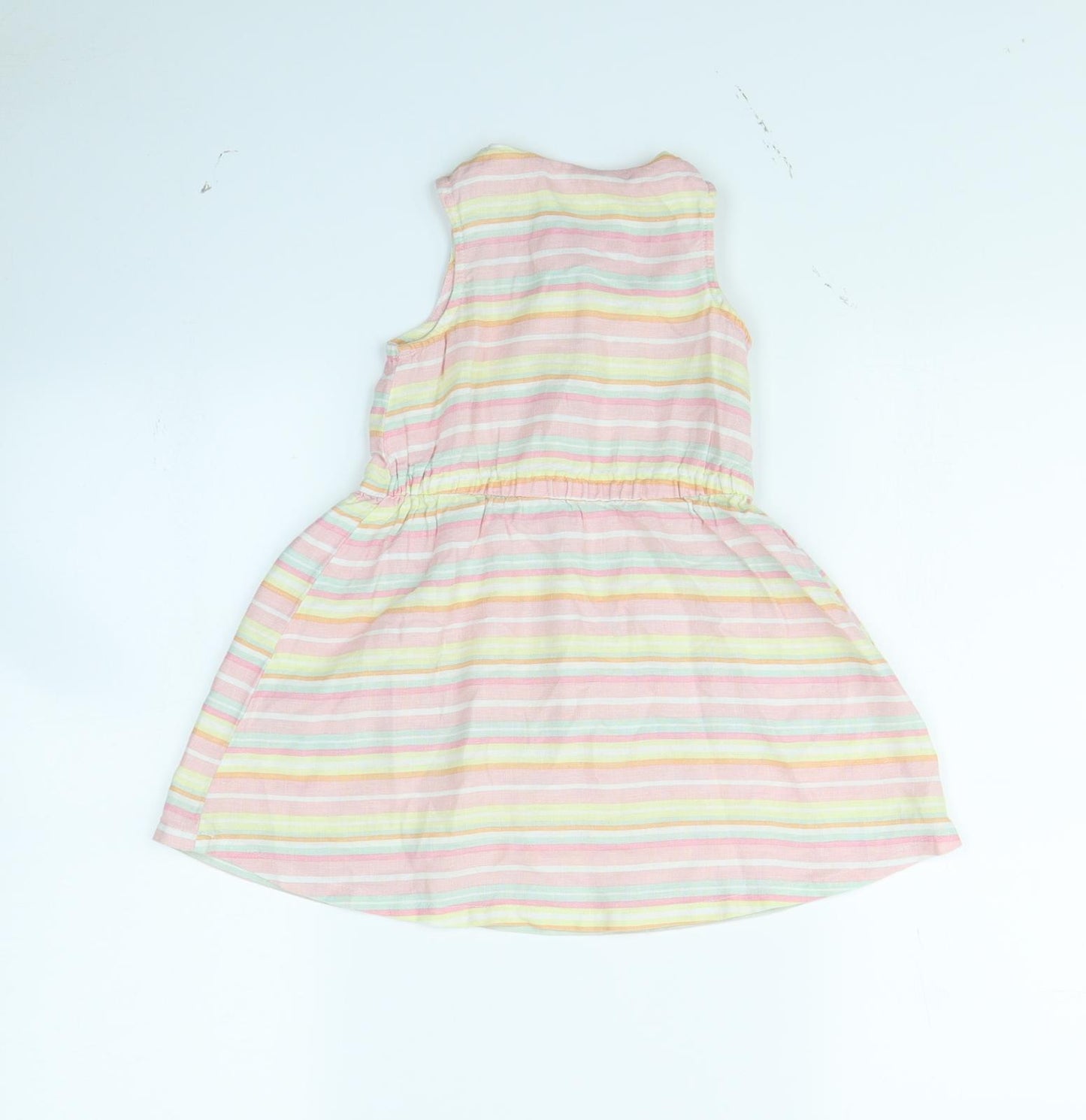 Nutmeg Girls Multicoloured Striped  Fit & Flare  Size 2 Years