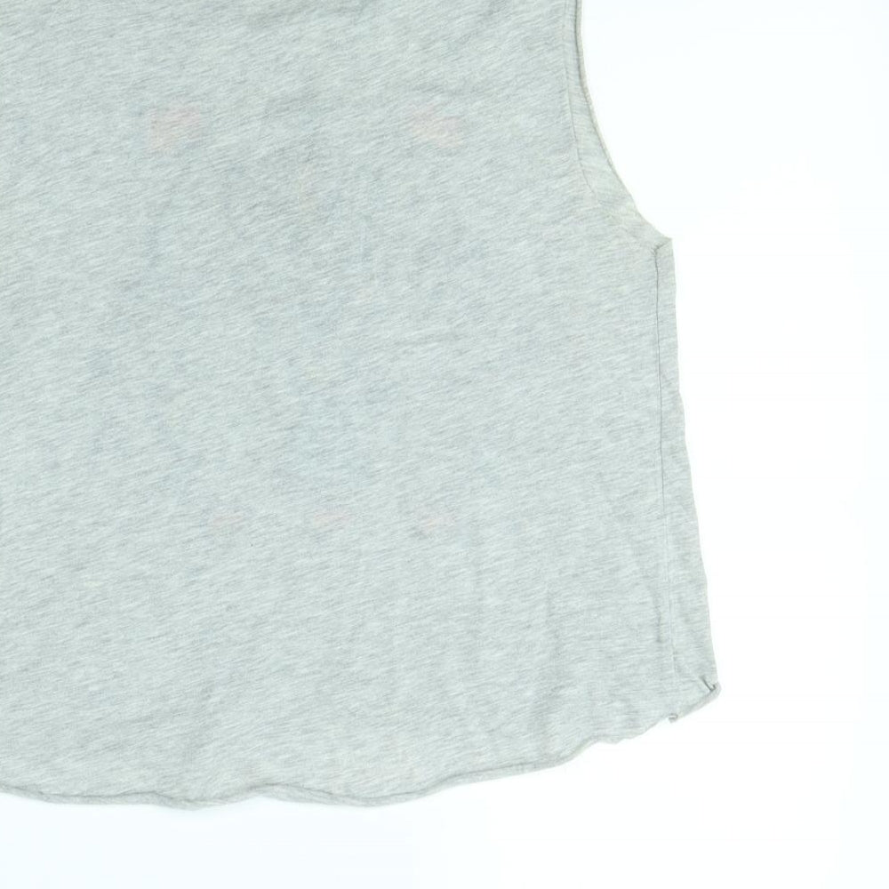 Topshop Womens Grey   Basic Tank Size 10