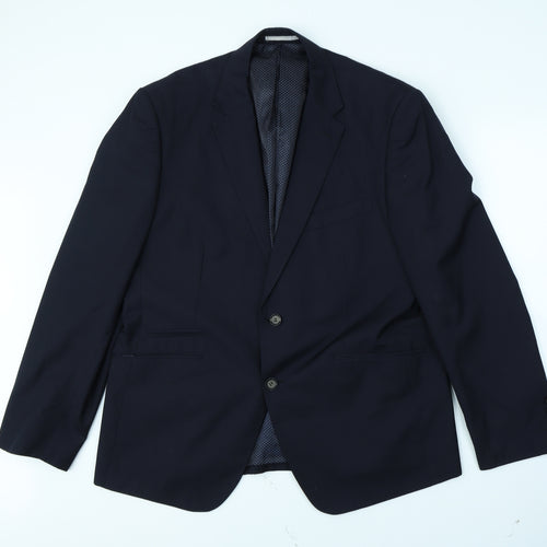 Skopes Mens Blue   Jacket Blazer Size 38  - shoulder pads