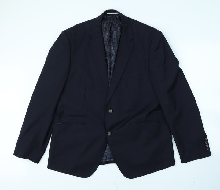 Skopes Mens Blue   Jacket Blazer Size 38  - shoulder pads