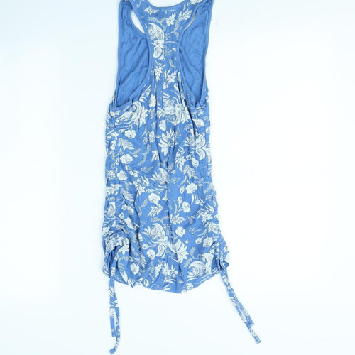 NEXT Womens Blue Floral  Basic T-Shirt Size 8