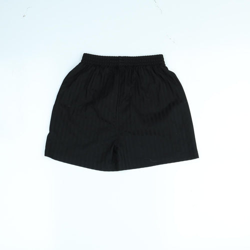 pep & co Boys Black   Sweat Shorts Size 7 Years