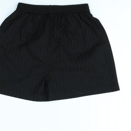 pep & co Boys Black   Sweat Shorts Size 7 Years