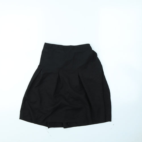 Preworn Girls Black   Flare Skirt Size 11 Years