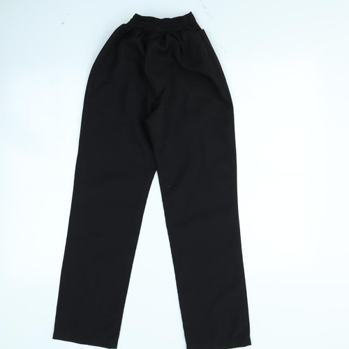 Preworn Boys Black   Dress Pants Trousers Size 12 Years