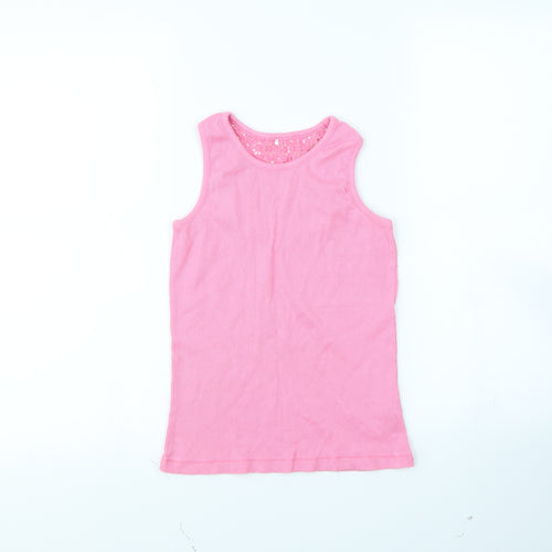 George Girls Pink   Basic Tank Size 9 Years