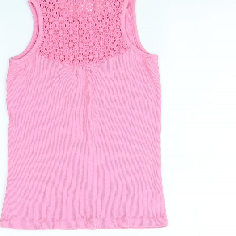 George Girls Pink   Basic Tank Size 9 Years