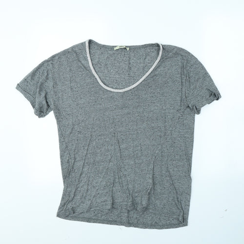 Oasis Womens Grey   Basic T-Shirt Size L
