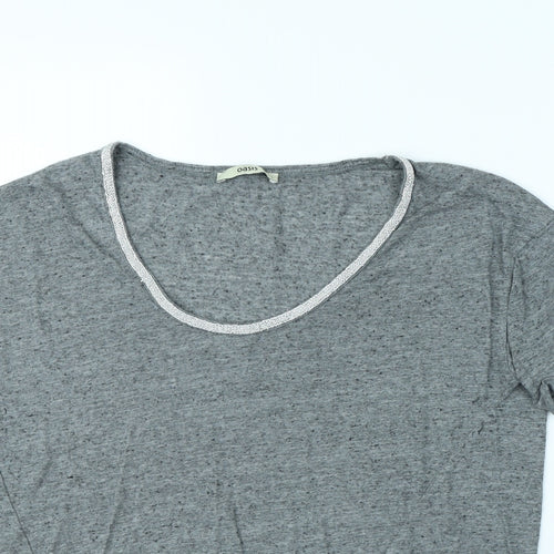 Oasis Womens Grey   Basic T-Shirt Size L