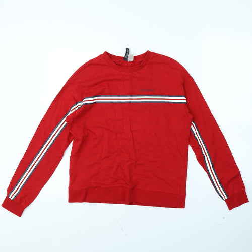 H&M Womens Red   Pullover Jumper Size XS